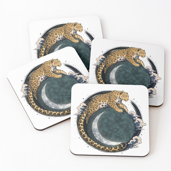 Item preview, Leopard guardian of the moon designed and sold by edgarbelsol.