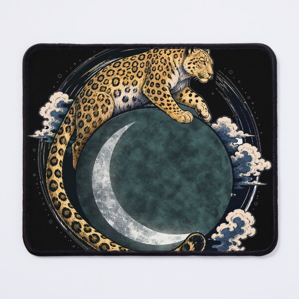 Item preview, Leopard guardian of the moon designed and sold by edgarbelsol.