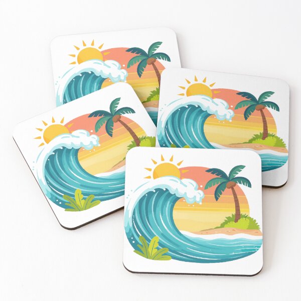 Item preview, Tropical Waves Sunset designed and sold by SonaGear.