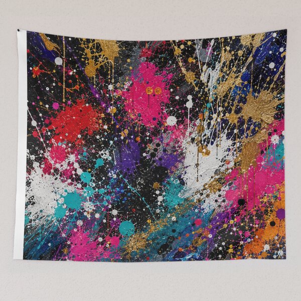 Item preview, Copy of Monochrome  Mixed Media Art designed and sold by THE SPLATTERED HAUS BY SAGE BANKS.