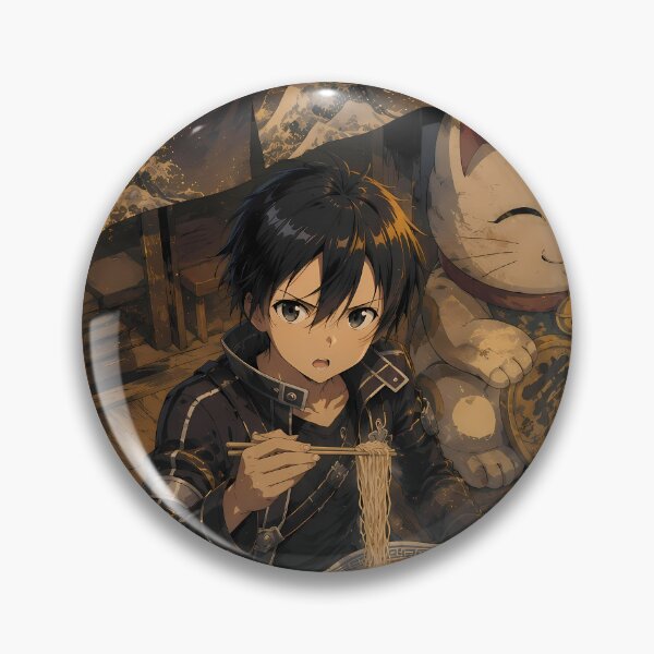 Item preview, Kirito Sword Art Online Cozy Ramen Night designed and sold by mildaclairmo.