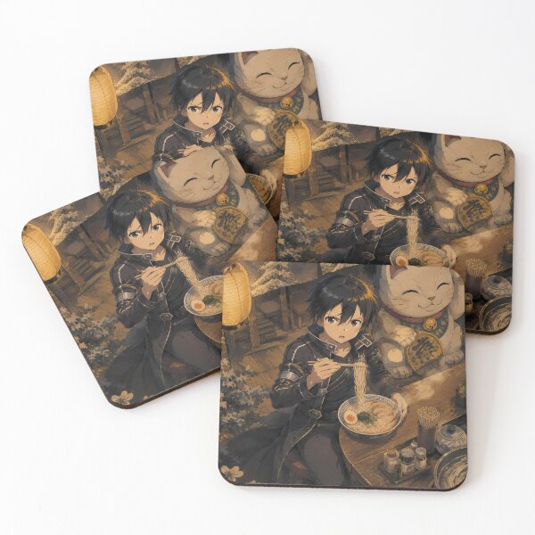 Item preview, Kirito Sword Art Online Cozy Ramen Night designed and sold by mildaclairmo.