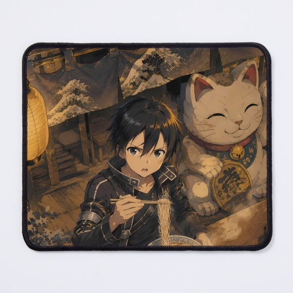 Item preview, Kirito Sword Art Online Cozy Ramen Night designed and sold by mildaclairmo.