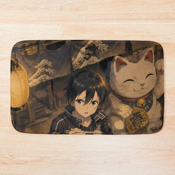 Item preview, Kirito Sword Art Online Cozy Ramen Night designed and sold by mildaclairmo.