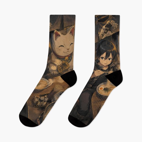 Item preview, Kirito Sword Art Online Cozy Ramen Night designed and sold by mildaclairmo.