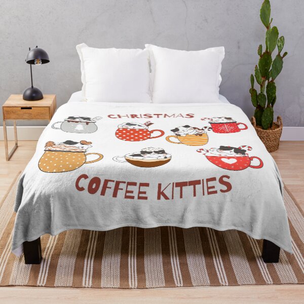 Item preview, Christmas Coffee Kitties designed and sold by CursedButCute1.