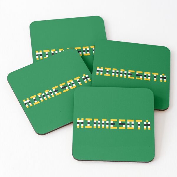 Item preview, Pixel NHL Retro Minnesota 1991 Green Jersey Colors designed and sold by gkillerb.