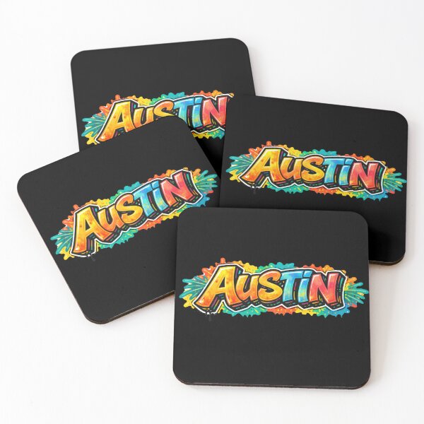 Item preview, Austin, Texas Graffiti Typography designed and sold by Myra365Art.