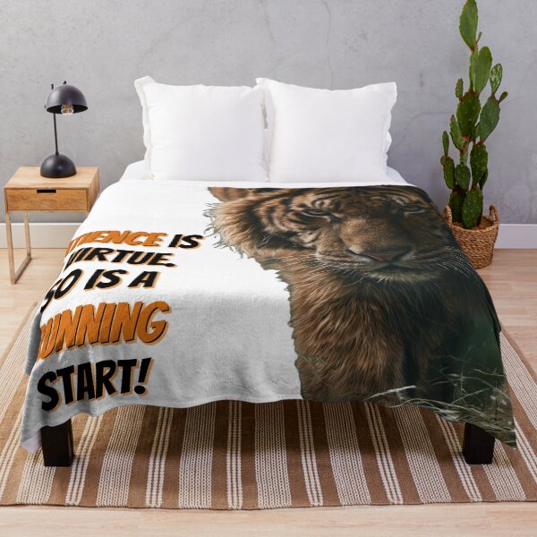 Item preview, Tiger 'Patiently' Stalking Prey, Wildlife designed and sold by GuildedWordGraphics.