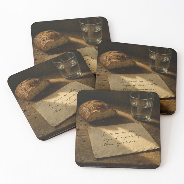 Item preview, Beethoven Quote: I know no other sign of superiority than Goodness - Dark Academia Classical Music Humanitarian Art designed and sold by DoReMiStudio.