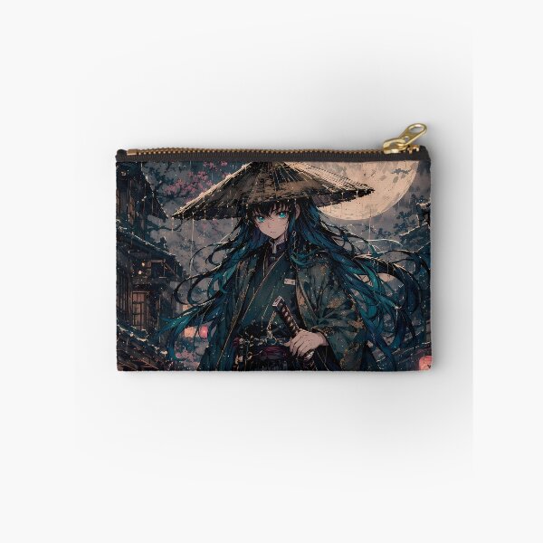 Item preview, Muichiro Tokito Demon Slayer Rainy Moonlit Street designed and sold by mildaclairmo.
