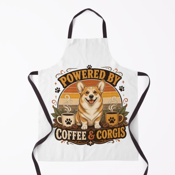 Item preview, Impulsado por el amor de los Corgis y la energía del café designed and sold by JonysCreativeDesigns.