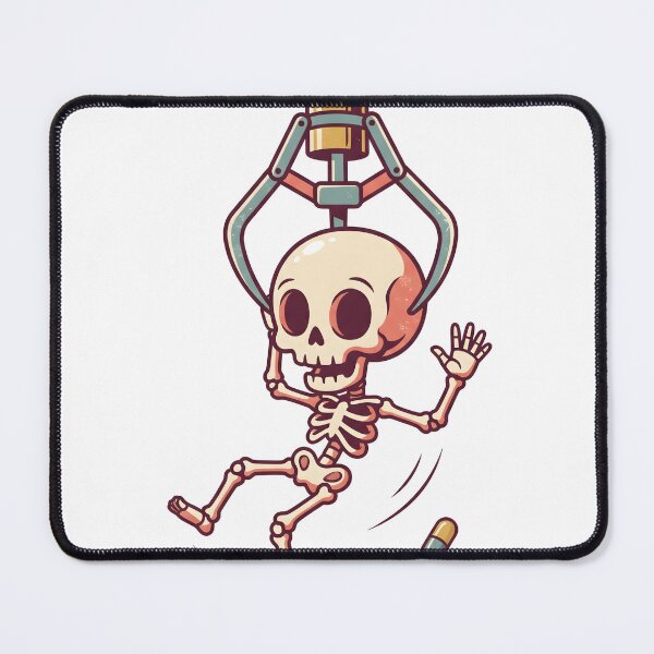 Item preview, Cute Skeleton Grabbed by Arcade Claw Machine Crane designed and sold by MisteryDesigner.