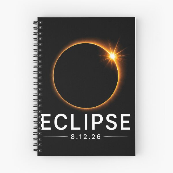 Item preview, Total Solar Eclipse August 12 2026 Graphic 8.12.26 designed and sold by SonnyGilmore.
