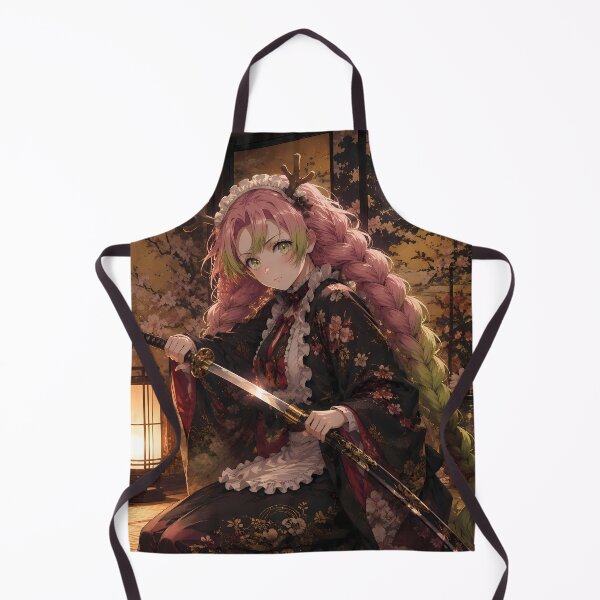 Item preview, Mitsuri Kanroji Demon Slayer Moonlit Kimono Guardian designed and sold by mildaclairmo.