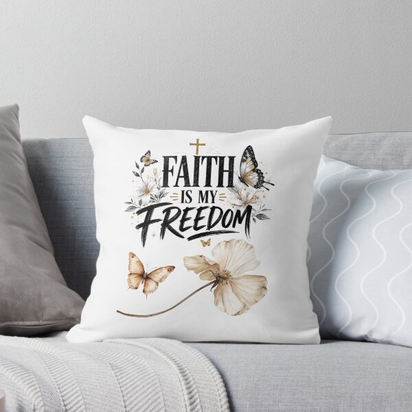 Item preview, Faith Is My Freedom Shirt Faith Design  designed and sold by Rosie's Wildflower Boutique.