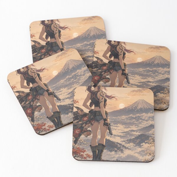 Item preview, Revy Black Lagoon Mount Fuji Sunset Confidence designed and sold by mildaclairmo.