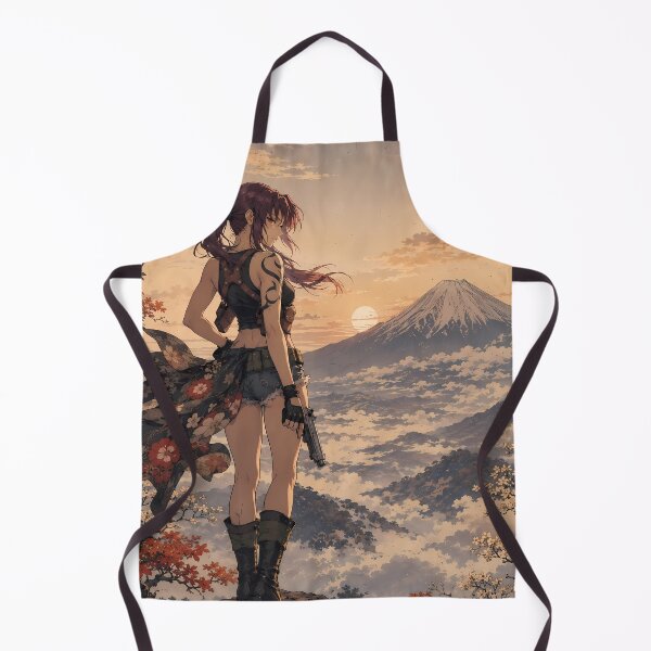 Item preview, Revy Black Lagoon Mount Fuji Sunset Confidence designed and sold by mildaclairmo.