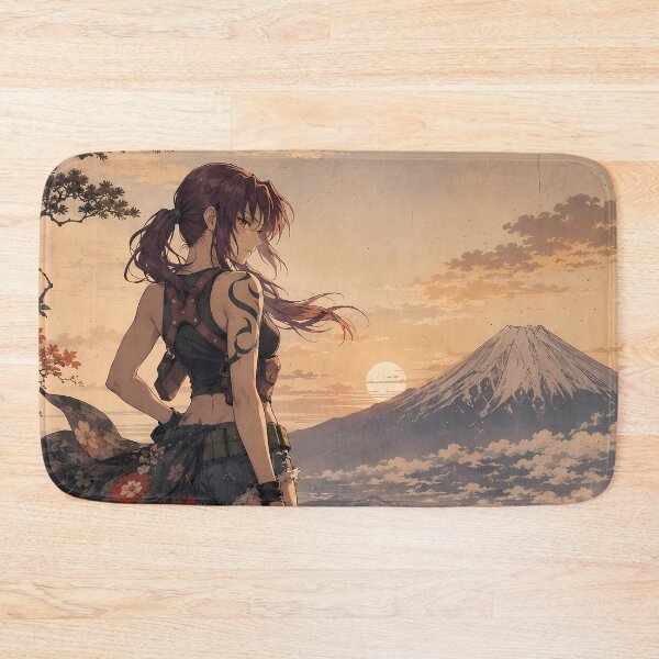 Item preview, Revy Black Lagoon Mount Fuji Sunset Confidence designed and sold by mildaclairmo.