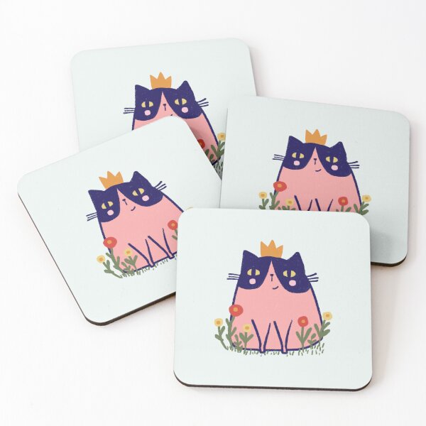 Item preview, Queen Kitty in the Flowers designed and sold by Stephanie McRae.