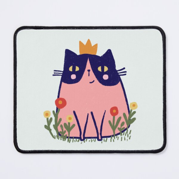 Item preview, Queen Kitty in the Flowers designed and sold by Stephanie McRae.