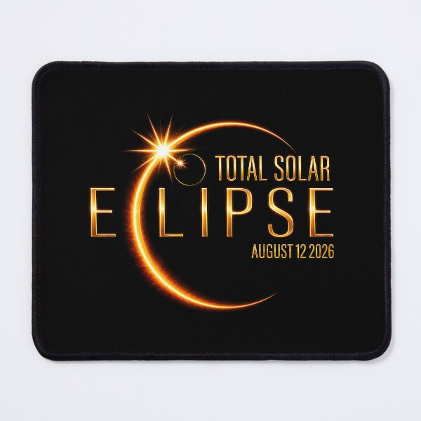 Item preview, Total Solar Eclipse August 12 2026 Golden Ring Graphic designed and sold by SonnyGilmore.