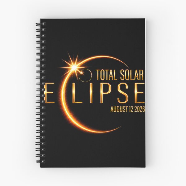 Item preview, Total Solar Eclipse August 12 2026 Golden Ring Graphic designed and sold by SonnyGilmore.