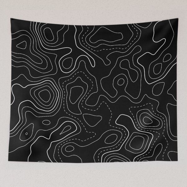 Item preview, Topographic Pattern for Topographers | Contour Lines #2 designed and sold by SalahBlt.
