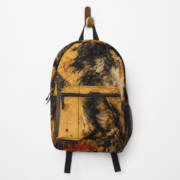 Item preview, Golden Wolf Spirit Abstract Luxury Art Description designed and sold by SHOCAMPOS DESIGNS .