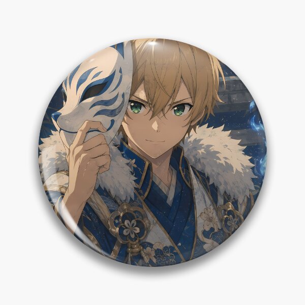 Item preview, Eugeo Sword Art Online Fox Mask Spirit Night designed and sold by mildaclairmo.