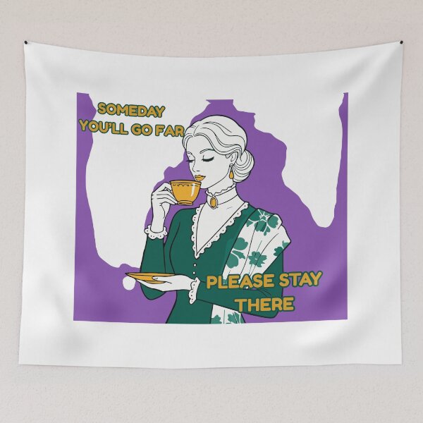 Item preview, Funny Sarcastic Proper Lady  designed and sold by CursedButCute1.