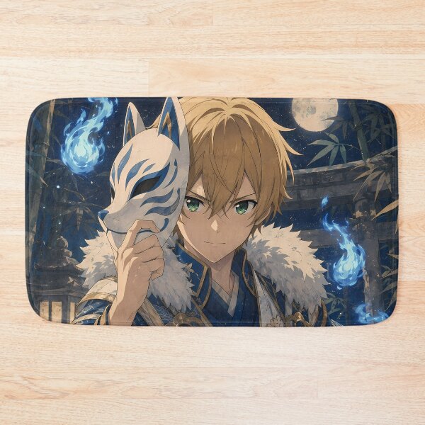 Item preview, Eugeo Sword Art Online Fox Mask Spirit Night designed and sold by mildaclairmo.