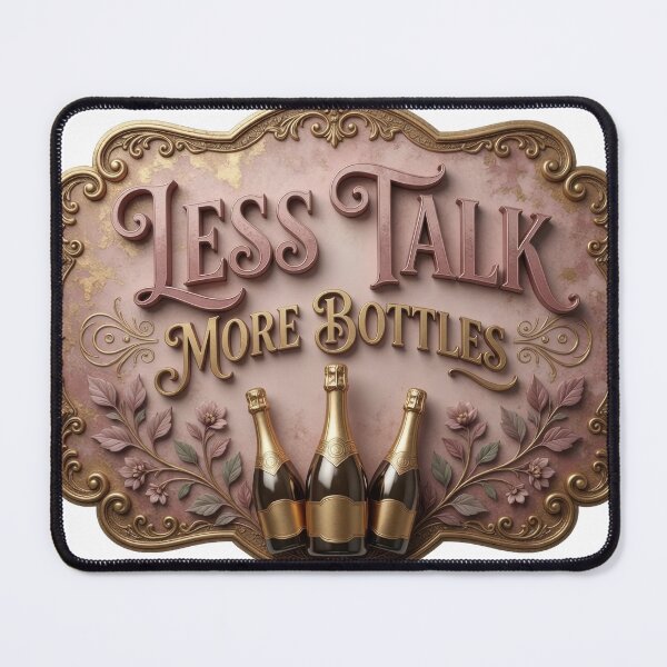 Item preview, Striking LESS TALK MORE BOTTLES designed and sold by dazzlemakers.