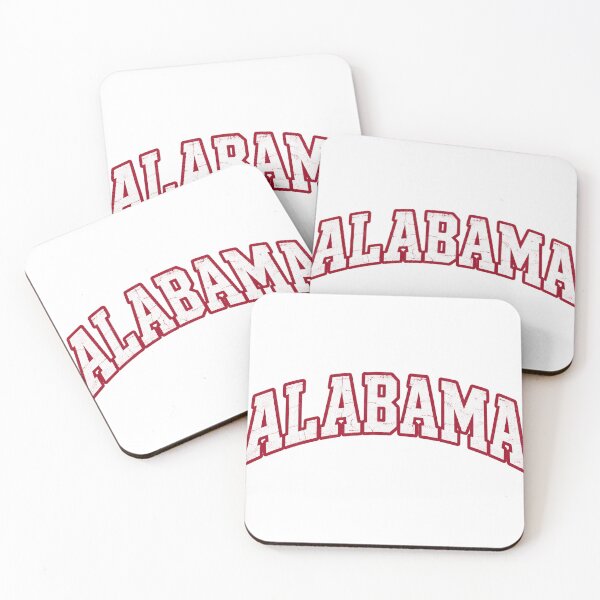 Item preview, Alabama Crimson Vintage Collegiate Distressed Arched Graphic Tee designed and sold by TM DESIGNS AND MORE.