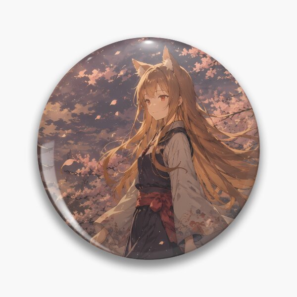 Item preview, Holo Spice and Wolf Cherry Blossom Moon Garden designed and sold by mildaclairmo.