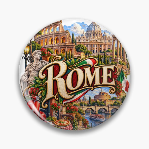Item preview, Rome Colosseum City Art Illustration designed and sold by GraffiCity.