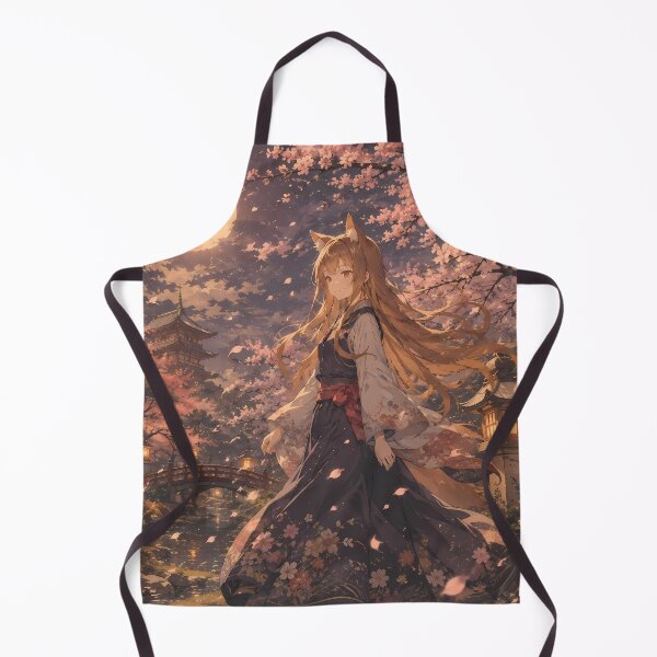 Item preview, Holo Spice and Wolf Cherry Blossom Moon Garden designed and sold by mildaclairmo.