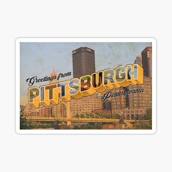 Item preview, Pittsburgh, PA Postcard designed and sold by Asha Edson.