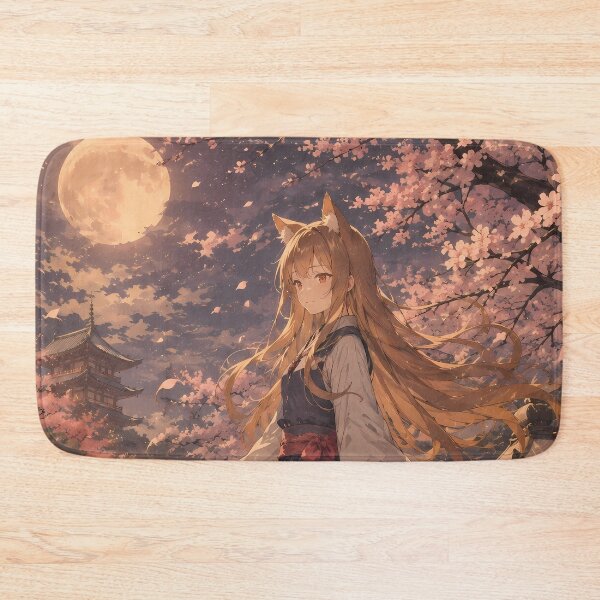 Item preview, Holo Spice and Wolf Cherry Blossom Moon Garden designed and sold by mildaclairmo.