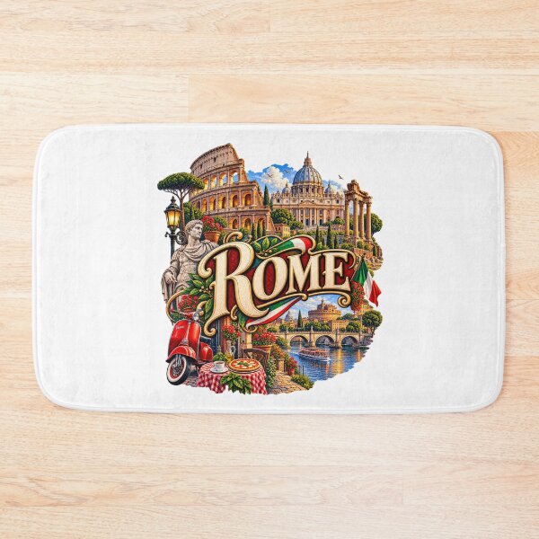 Item preview, Rome Colosseum City Art Illustration designed and sold by GraffiCity.