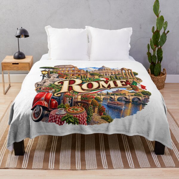 Item preview, Rome Colosseum City Art Illustration designed and sold by GraffiCity.