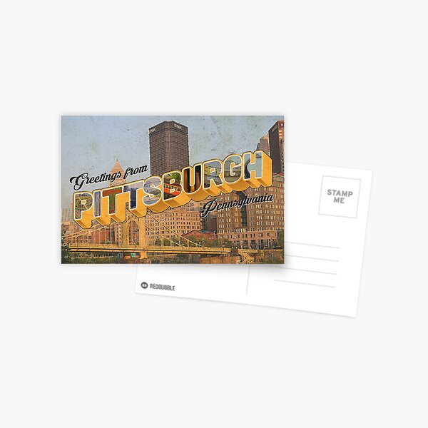 Item preview, Pittsburgh, PA Postcard designed and sold by Asha Edson.
