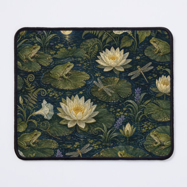 Item preview, Enchanted Frog Pond Night Garden designed and sold by MeanPanduh.