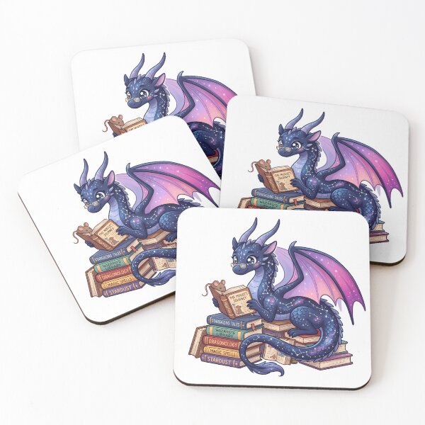 Item preview, Cute Galaxy Dragon Reading Books Student Gift designed and sold by DavidN2026.
