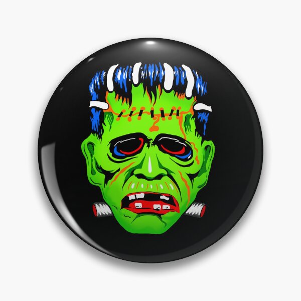 Item preview, Vintage Frankenstein Mask - Black Background designed and sold by The Abysmall.
