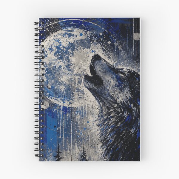 Item preview, Midnight Wolf Abstract Luxury Art designed and sold by SHOCAMPOS DESIGNS .