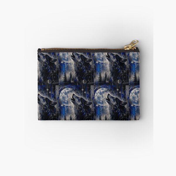Item preview, Midnight Wolf Abstract Luxury Art designed and sold by SHOCAMPOS DESIGNS .