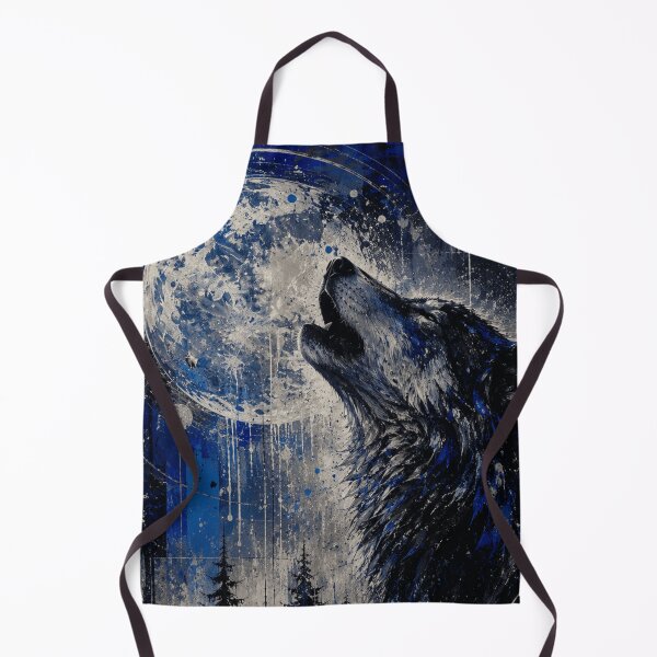 Item preview, Midnight Wolf Abstract Luxury Art designed and sold by SHOCAMPOS DESIGNS .