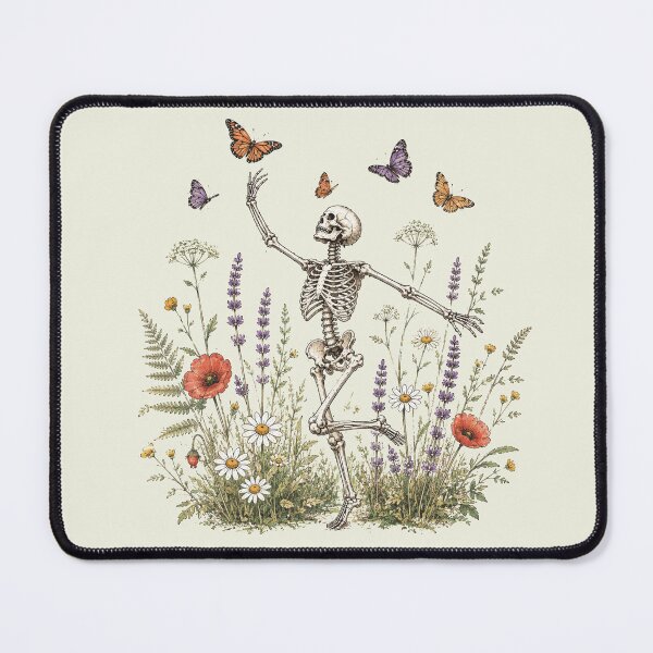 Item preview, Skeleton Dancing in Wildflowers designed and sold by msmeylin.