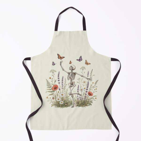 Item preview, Skeleton Dancing in Wildflowers designed and sold by msmeylin.